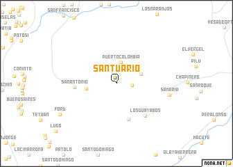 map of Santuario