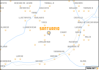 map of Santuario