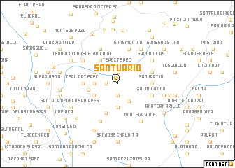map of Santuario