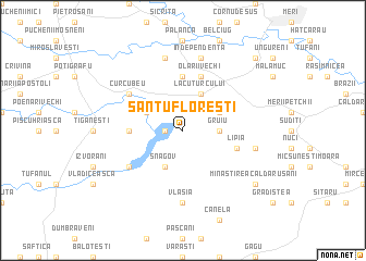 map of Şanţu Floreşti