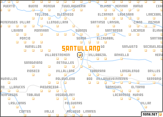 map of Santullano