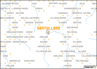 map of Santullano