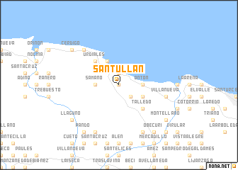 map of Santullán