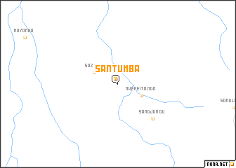 map of Santumba