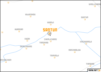 map of Santun