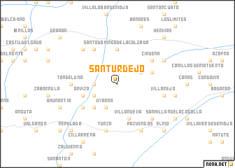 map of Santurdejo