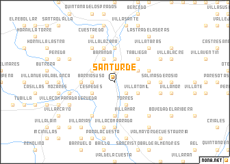 map of Santurde