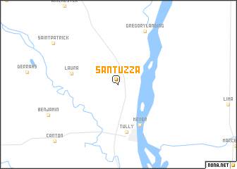 map of Santuzza