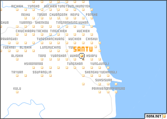 map of San-tu