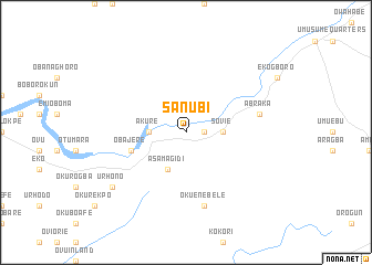 map of Sanubi