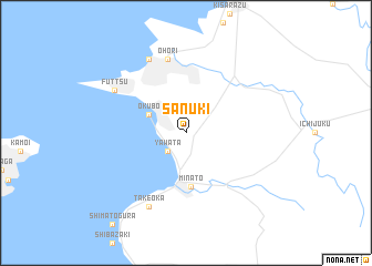 map of Sanuki