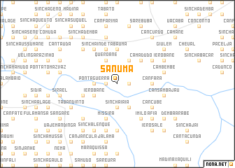 map of Sanumâ