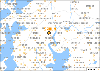 map of Sanŭm