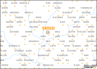 map of Sanusi