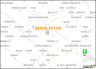 map of San Valentino