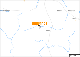 map of Sānvarde