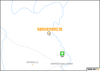 map of San Venancio