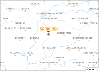 map of Sanvensa