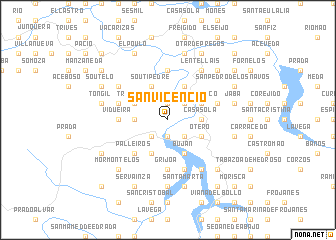 map of San Vicencio