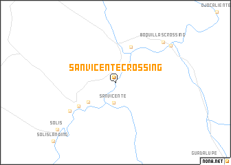 map of San Vicente Crossing