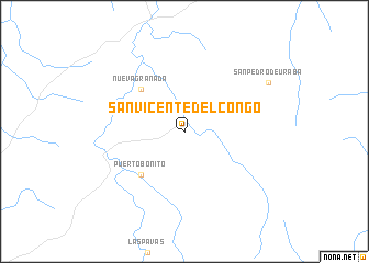 map of San Vicente del Congo