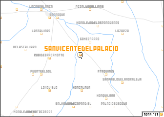 map of San Vicente del Palacio