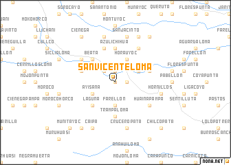 map of San Vicenteloma