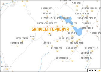 map of San Vicente Pacaya