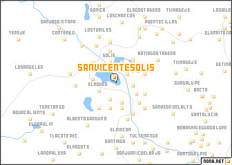 map of San Vicente Solís