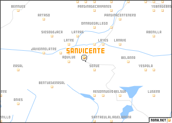 map of San Vicente