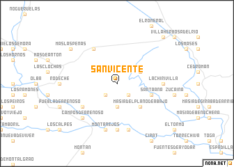 map of San Vicente