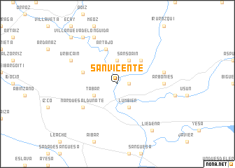 map of San Vicente