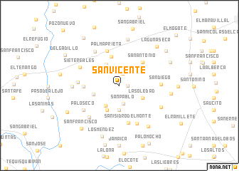 map of San Vicente