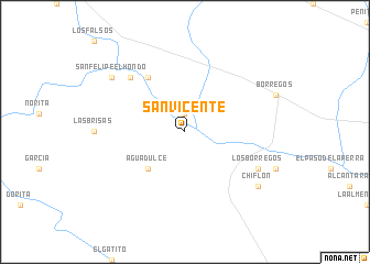 map of San Vicente