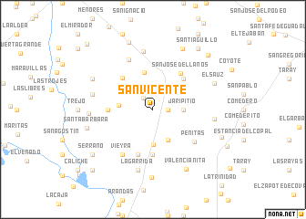 map of San Vicente