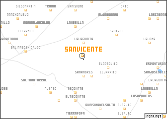 map of San Vicente