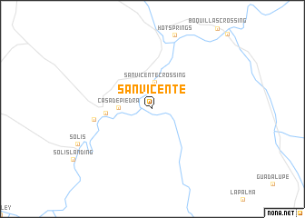 map of San Vicente