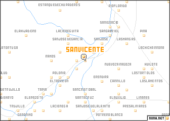 map of San Vicente