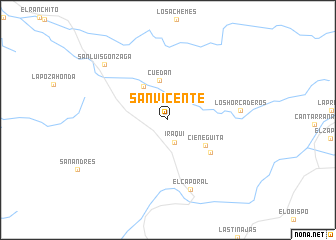 map of San Vicente