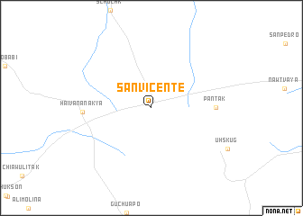 map of San Vicente