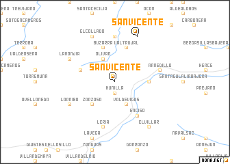 map of San Vicente