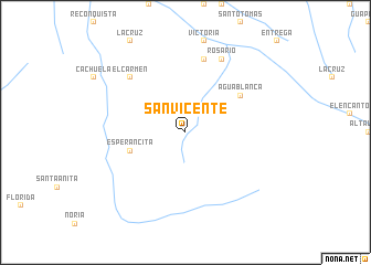 map of San Vicente