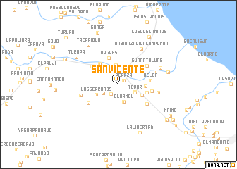 map of San Vicente