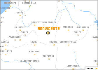 map of San Vicente