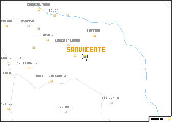 map of San Vicente