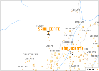 map of San Vicente