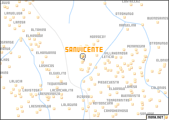 map of San Vicente