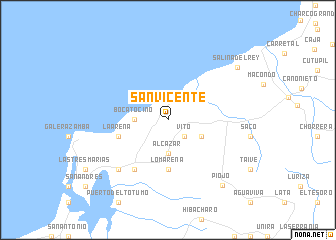 map of San Vicente