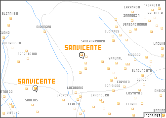 map of San Vicente