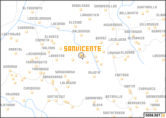 map of San Vicente